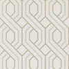 Parterre - Soft Blue Blue By G P & J Baker | Signature |Modern Geometric Wallcovering Print