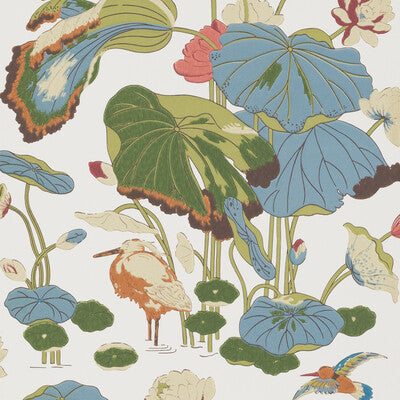 Nympheus - Multi By G P & J Baker | Signature |Animal/Insects Botanical & Floral Wallcovering Print