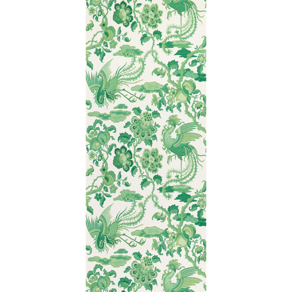 Chifu - Emerald By G P & J Baker | Signature Ii Wallcoverings |Animal/Insects  Wallcovering