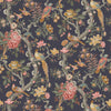 Eltham - Charcoal/Jewel Black By G P & J Baker | Ashmore Wallpaper |Animal/Insects  Wallcovering