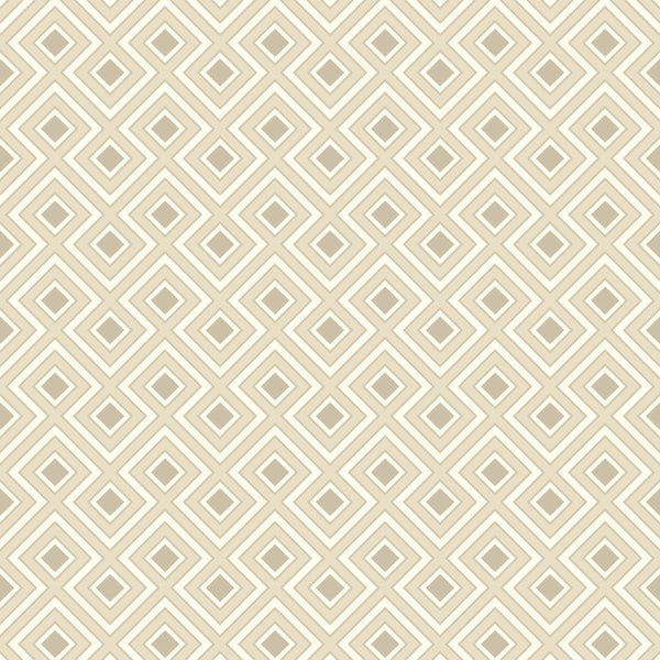 La Fiorentina Small - Parchment Beige By G P & J Baker | Ashmore Wallcovering |Geometric  Wallcovering