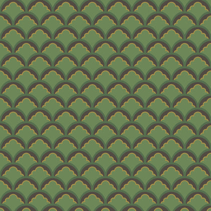 Mount Temple Small - Emerald Green By G P & J Baker | Ashmore Wallcovering |  Wallcovering