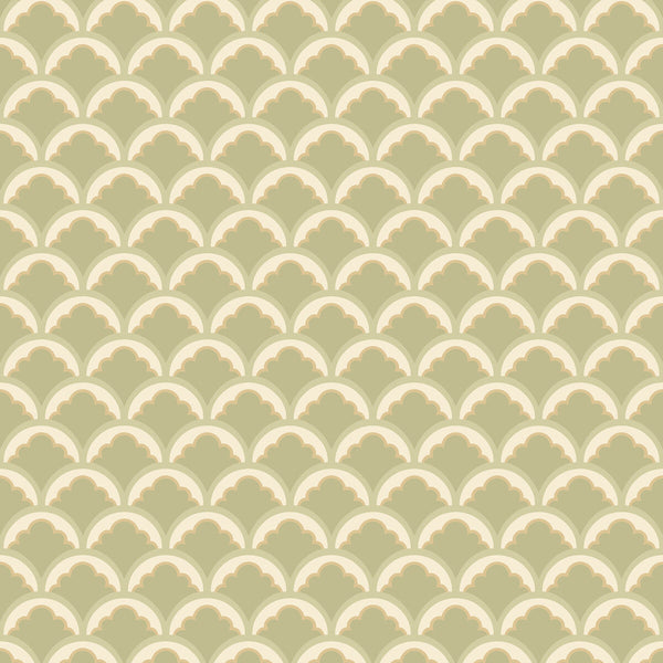 Mount Temple Small - Sage By G P & J Baker | Ashmore Wallcovering | Wallcovering