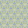 Iris Meadow - Blue/Green Blue By G P & J Baker | Original Brantwood Wallcovering |Botanical & Floral  Wallcovering