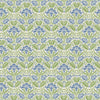 Iris Meadow - Blue/Green Blue By G P & J Baker | Original Brantwood Wallpaper |Botanical & Floral  Wallcovering