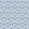 Iris Meadow - Blue Blue By G P & J Baker | Original Brantwood Wallpaper |Botanical & Floral  Wallcovering