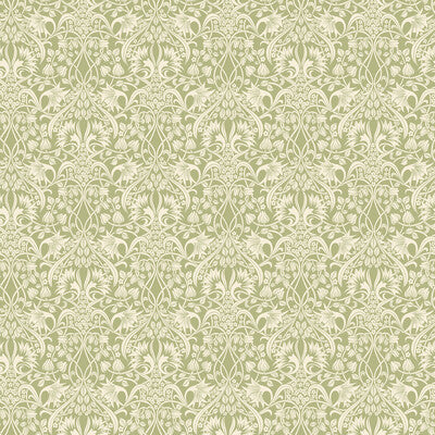Fritillerie - Green By G P & J Baker | Original Brantwood Wallcovering |Botanical & Floral Wallcovering