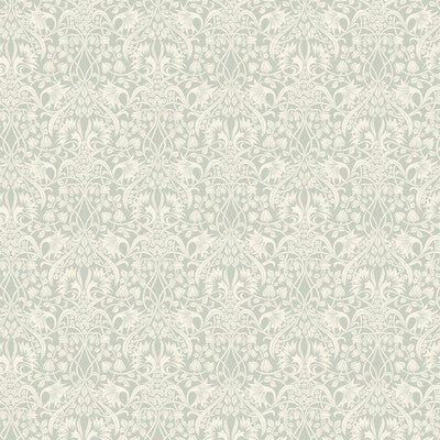 Fritillerie - Aqua Blue By G P & J Baker | Original Brantwood Wallcovering |Botanical & Floral  Wallcovering