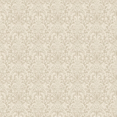 Fritillerie - Linen Beige By G P & J Baker | Original Brantwood Wallpaper |Botanical & Floral  Wallcovering