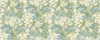 Trumpet Flowers - Blue/Green Blue By G P & J Baker | Original Brantwood Wallcovering |Botanical & Floral  Wallcovering