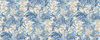 Trumpet Flowers - Blue By G P & J Baker | Original Brantwood Wallcovering |Botanical & Floral Wallcovering