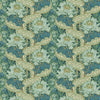 Brantwood - Indigo/Teal Blue By G P & J Baker | Original Brantwood Wallpaper |Botanical & Floral  Wallcovering