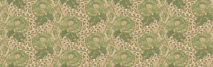 Brantwood - Green By G P & J Baker | Original Brantwood Wallcovering |Botanical & Floral Wallcovering