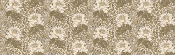Brantwood - Woodsmoke Beige By G P & J Baker | Original Brantwood Wallcovering |Botanical & Floral  Wallcovering