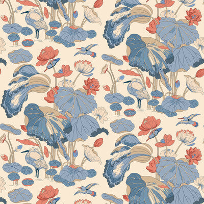 Nympheus - Jubilee Red By G P & J Baker |  |  Wallcovering