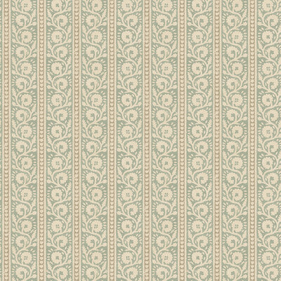 Bibury - Aqua Blue By G P & J Baker | House Small Prints Wallcovering |Botanical & Floral  Wallcovering