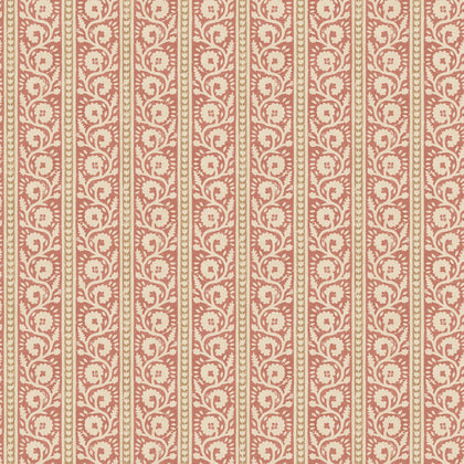 Bibury - Red/Sand Red By G P & J Baker | House Small Prints Wallcovering |Botanical & Floral  Wallcovering