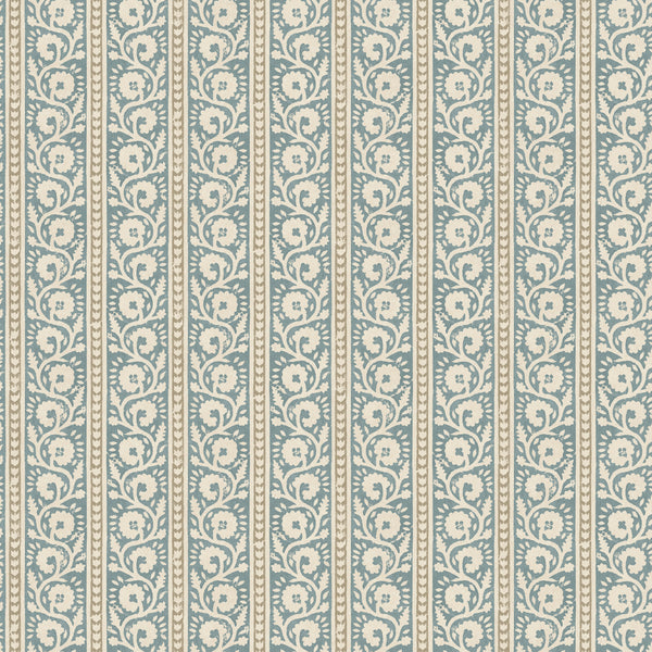 Bibury - Blue By G P & J Baker | House Small Prints Wallcovering |Botanical & Floral Wallcovering