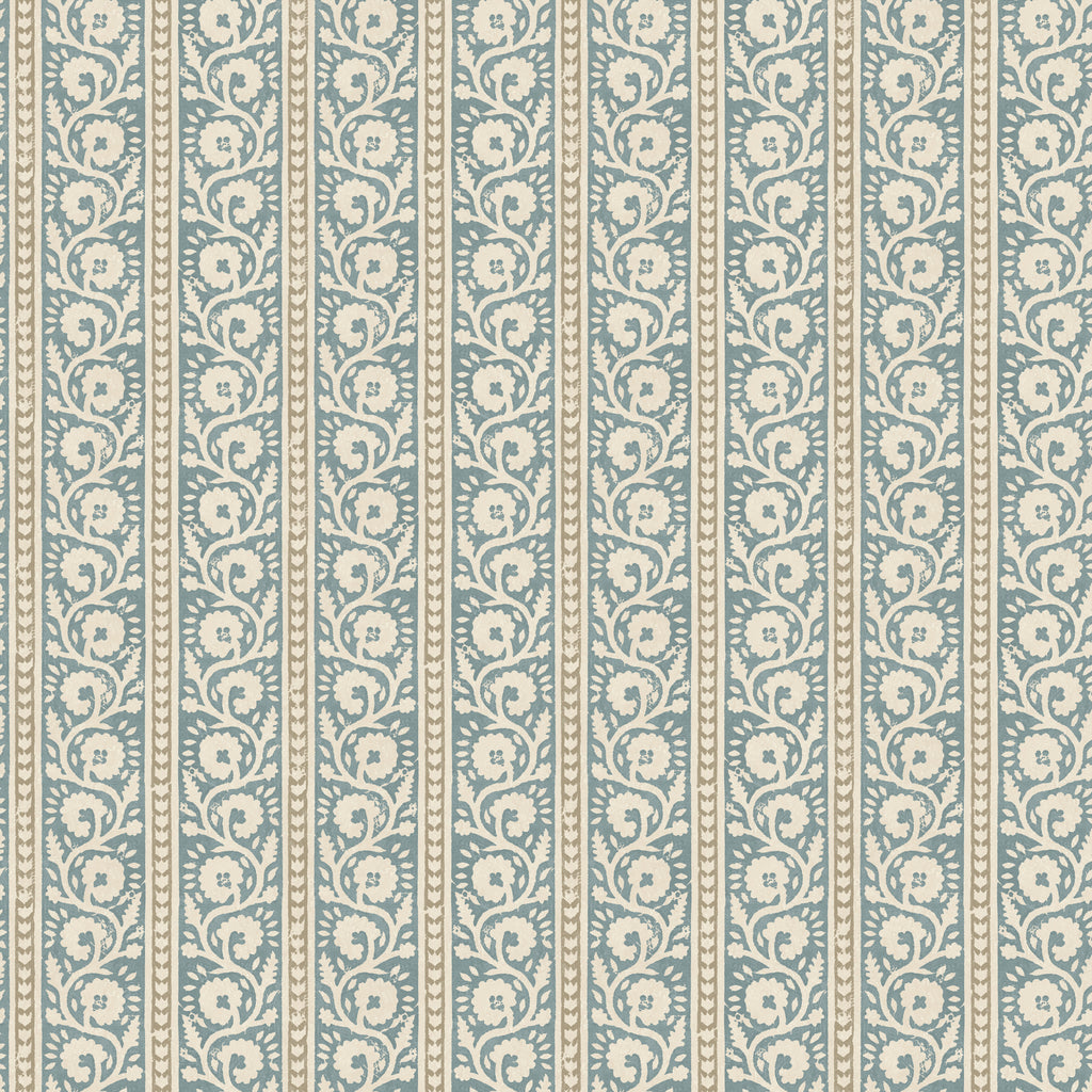 Bibury - Blue By G P & J Baker | House Small Prints Wallcovering |Botanical & Floral Wallcovering