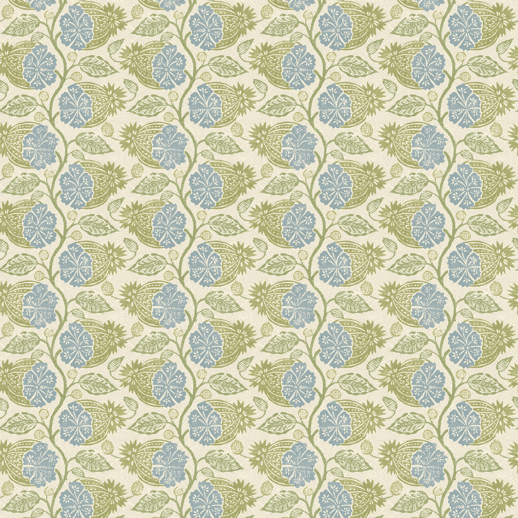 Calcot - Green/Blue Green By G P & J Baker | House Small Prints Wallcovering |Botanical & Floral  Wallcovering