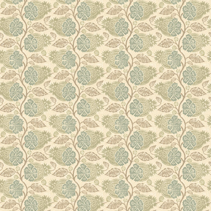 Calcot - Aqua Blue By G P & J Baker | House Small Prints Wallcovering |Botanical & Floral  Wallcovering