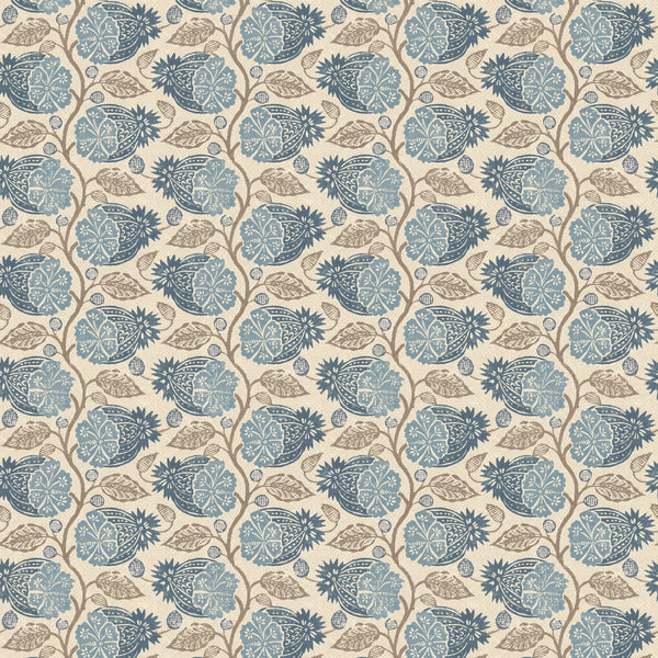Calcot - Indigo Blue By G P & J Baker | House Small Prints Wallcovering |Botanical & Floral  Wallcovering