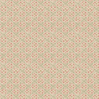 Grantly - Red/Green Red By G P & J Baker | House Small Prints Wallcovering |Botanical & Floral  Wallcovering