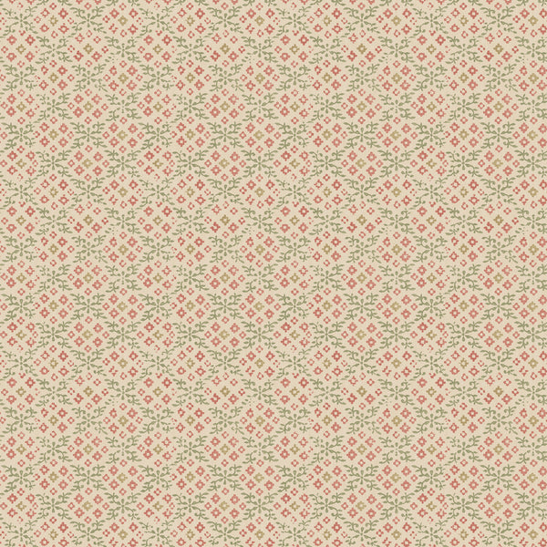 Grantly - Red/Green Red By G P & J Baker | House Small Prints Wallcovering |Botanical & Floral  Wallcovering