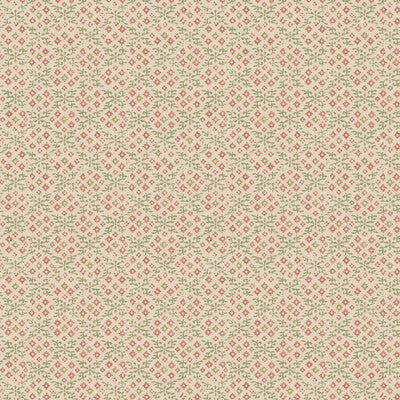 Grantly - Red/Green Red By G P & J Baker | House Small Prints Wallcovering |Botanical & Floral  Wallcovering