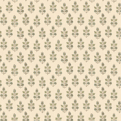 Poppy Sprig - Aqua Blue By G P & J Baker | House Small Prints Wallpaper |Botanical & Floral  Wallcovering