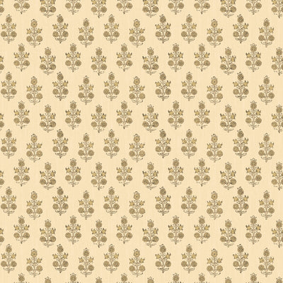 Poppy Sprig - Parchment Brown By G P & J Baker | House Small Prints Wallcovering |Botanical & Floral  Wallcovering