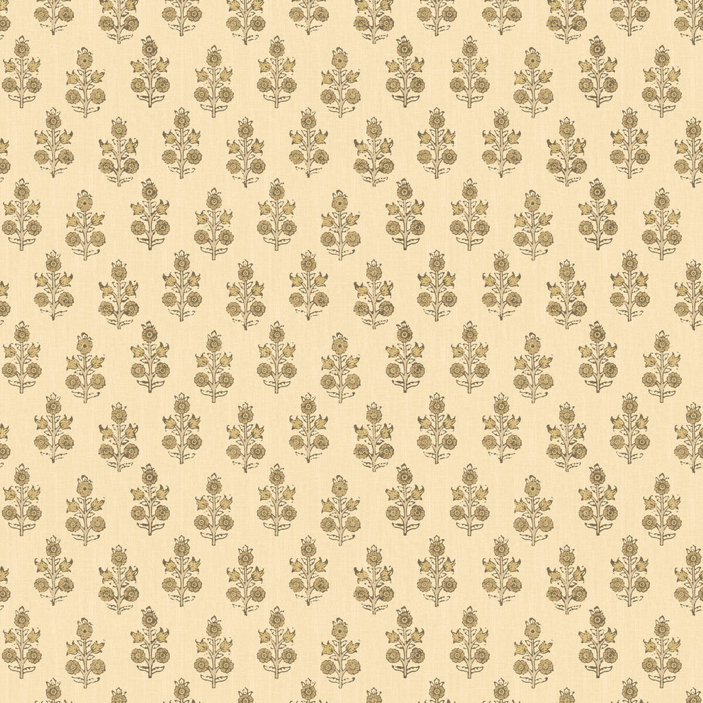 Poppy Sprig - Parchment Brown By G P & J Baker | House Small Prints Wallpaper |Botanical & Floral  Wallcovering
