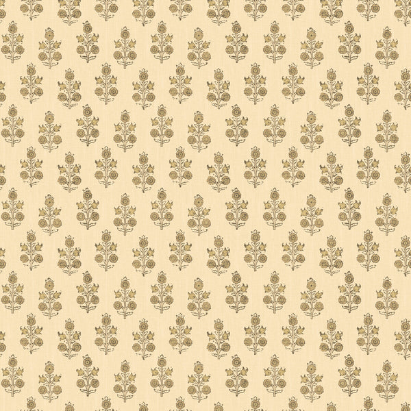 Poppy Sprig - Parchment Brown By G P & J Baker | House Small Prints Wallpaper |Botanical & Floral  Wallcovering