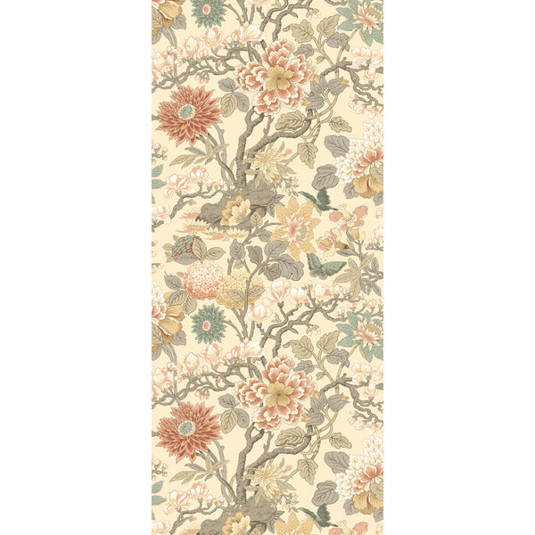Little Magnolia - Powder Beige By G P & J Baker | Originals Wallcovering |Botanical & Floral  Wallcovering