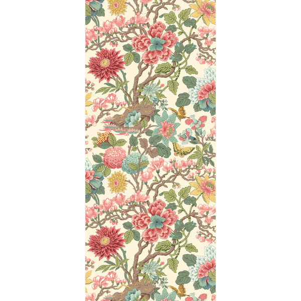 Little Magnolia - Rose Madder Pink By G P & J Baker | Originals Wallcovering |Botanical & Floral  Wallcovering