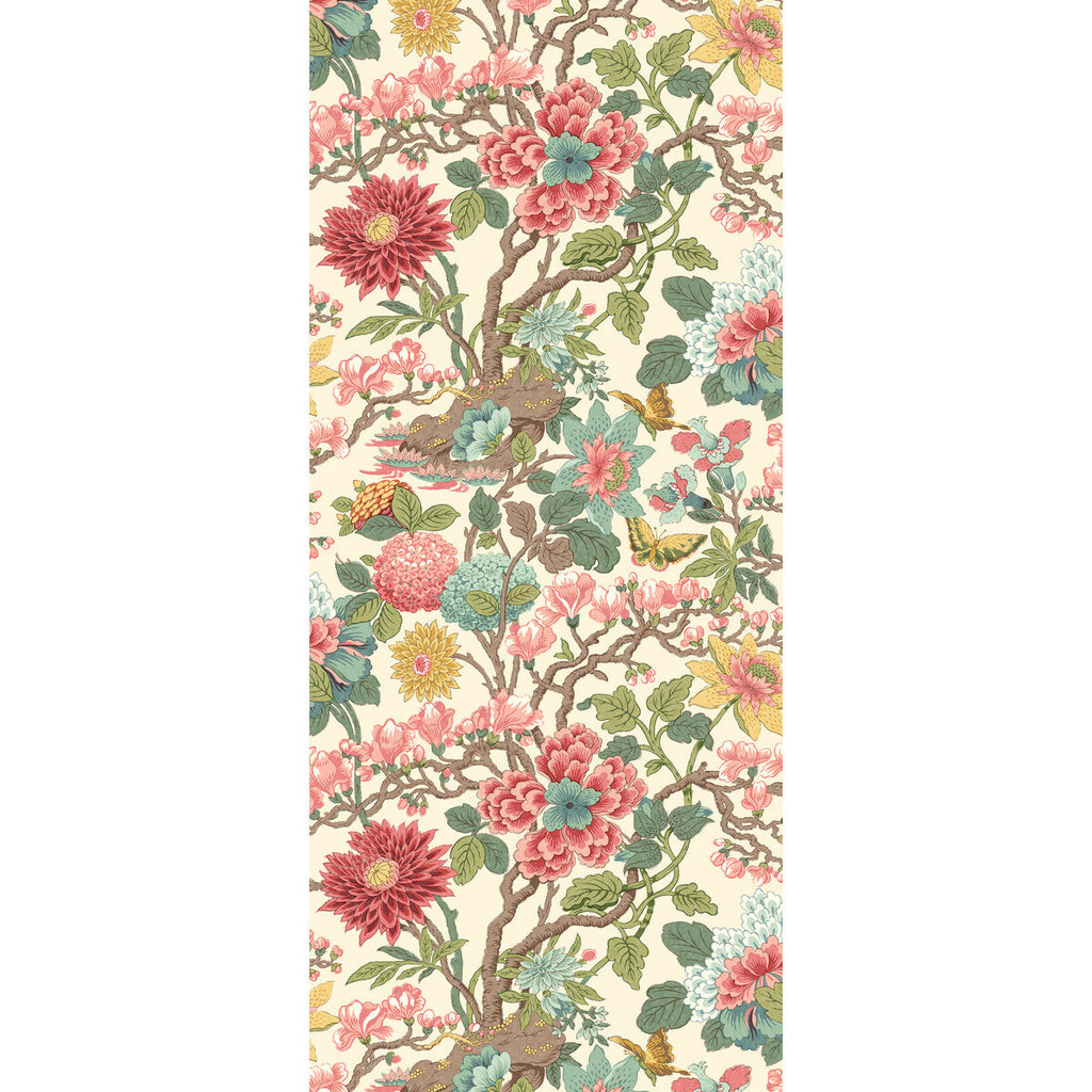 Little Magnolia - Rose Madder Pink By G P & J Baker | Originals Wallpaper |Botanical & Floral  Wallcovering