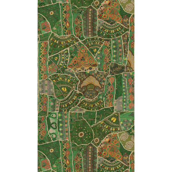 Front Row - Jewel Green By G P & J Baker | Kit Kemp Wallcovering | Wallcovering