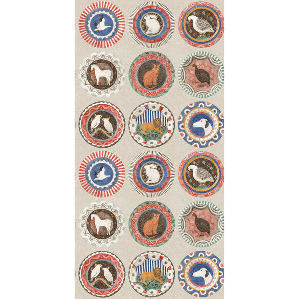 Robina'S Dinner Party - Jewel Grey By G P & J Baker | Kit Kemp Wallpaper |  Wallcovering