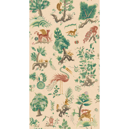 Gertrude - Plaster Pink By G P & J Baker | Originals Wallcovering |Animal/Insects  Wallcovering
