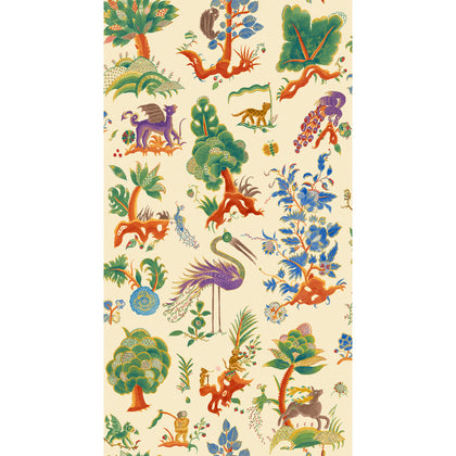 Gertrude - Jewel Green By G P & J Baker | Originals Wallcovering |Animal/Insects  Wallcovering