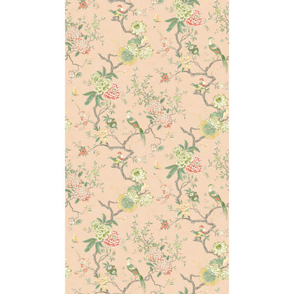 Oriental Bird - Blush Pink By G P & J Baker | Originals Wallcovering |Botanical & Floral  Wallcovering