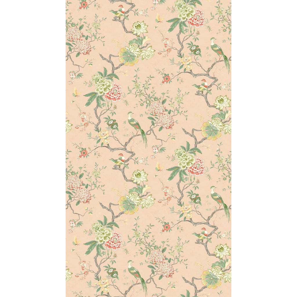 Oriental Bird - Blush Pink By G P & J Baker | Originals Wallpaper |Botanical & Floral  Wallcovering