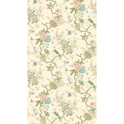 Oriental Bird - Antique Ivory By G P & J Baker | Originals Wallcovering |Botanical & Floral  Wallcovering