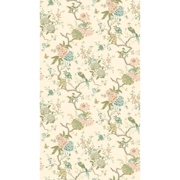 Oriental Bird - Antique Ivory By G P & J Baker | Originals Wallpaper |Botanical & Floral  Wallcovering