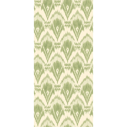 Zaraband - Green By G P & J Baker | Originals Wallcovering |Geometric Wallcovering