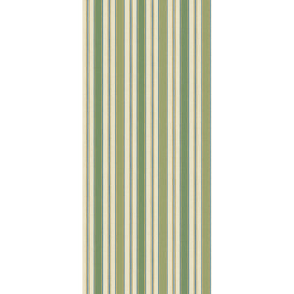 Melbourne Stripe - Green/Blue Green By G P & J Baker | Originals Wallcovering |Stripes  Wallcovering