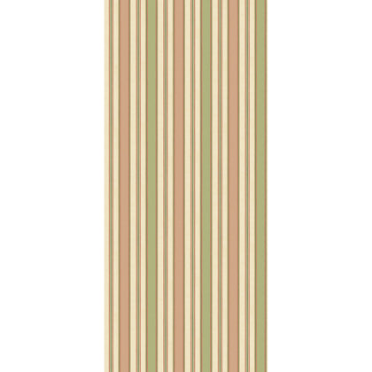 Melbourne Stripe - Soft Red/Green Red By G P & J Baker | Originals Wallcovering |Stripes  Wallcovering