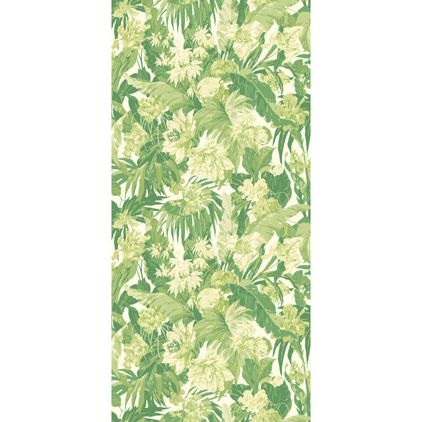 Tropical Floral - Green Green By G P & J Baker | Originals Wallpaper |Botanical & Floral  Wallcovering