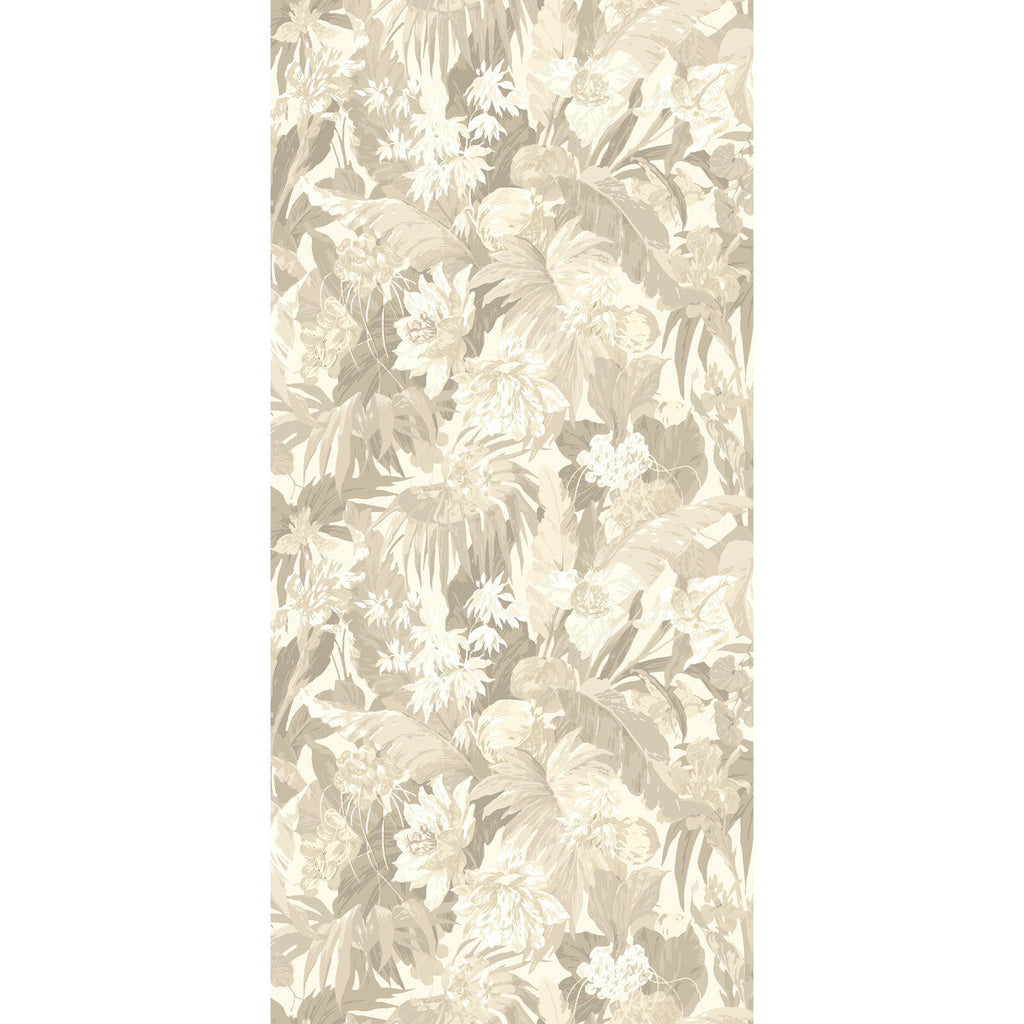 Tropical Floral - Stone Beige By G P & J Baker | Originals Wallpaper |Botanical & Floral  Wallcovering