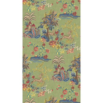 Knight'S Tale - Spring Green By G P & J Baker | Kit Kemp Wallcovering | Wallcovering